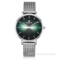 Hot Selling Lady Quartz Watch With Mesh Band